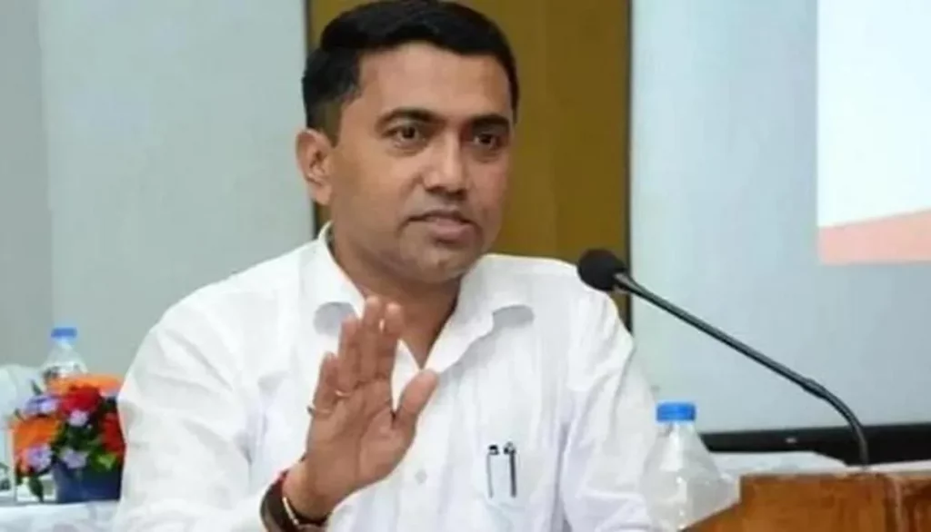 pramod sawants oath in goa
