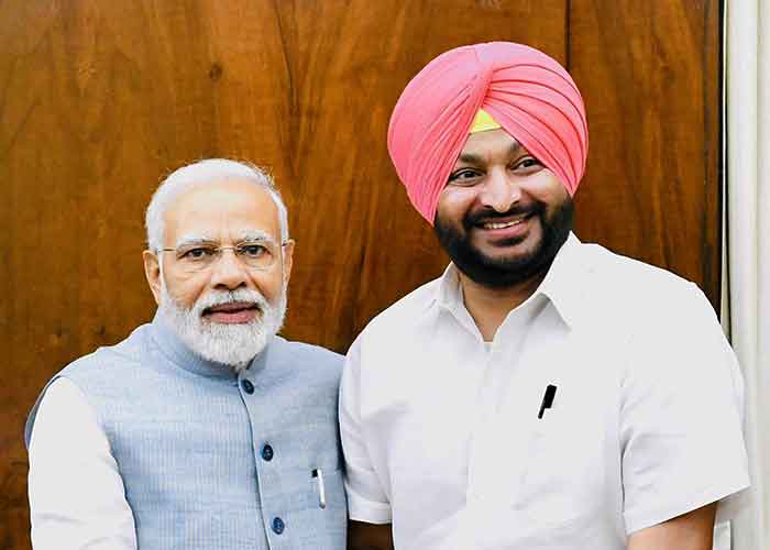 Ravneet-Bittu-meet-Narendra-Modi