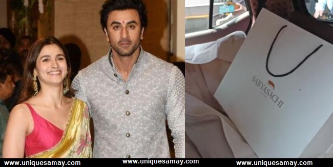 Alia Ranbir Sabyasachi Outfits