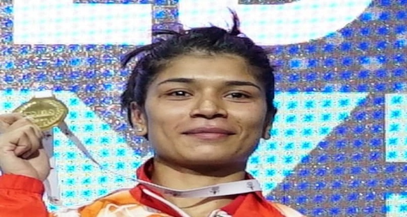 nikhat zareen gold at womens world boxing