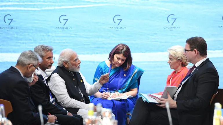 PM Modi holds talks with EU Commission Prez Ursula von der Leyen in Germany