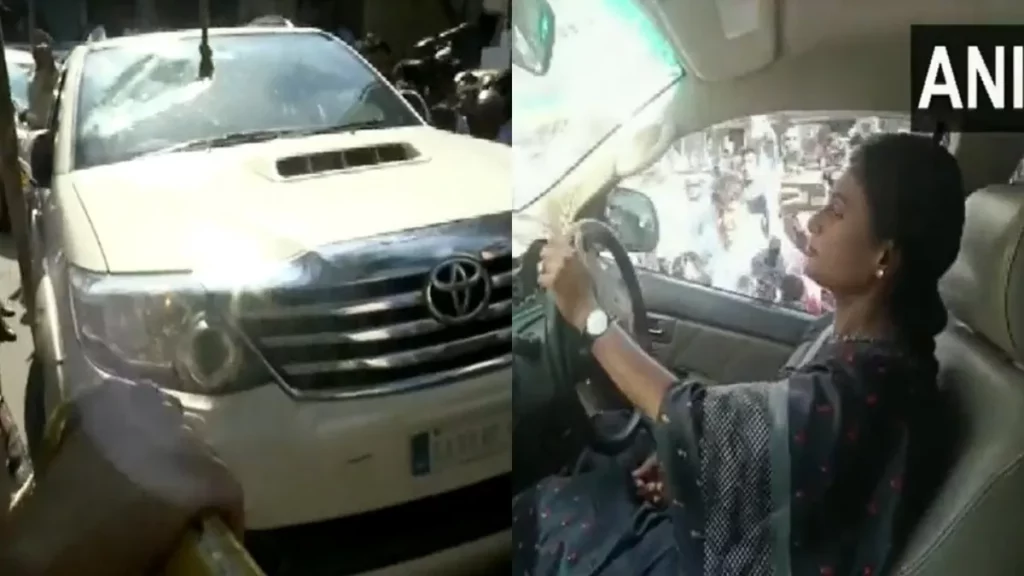 sharmila_reddy_car