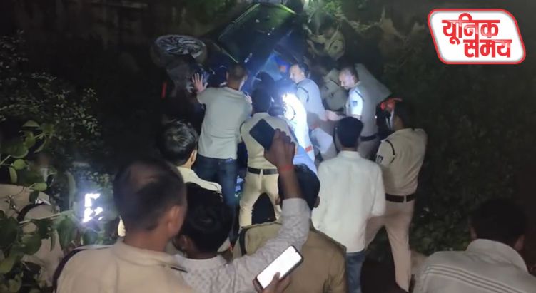 ग्वालियर में दर्दनाक हादसा