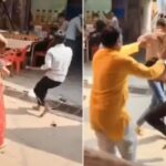 बरसाना में लस्सी बेचने वालों में मारपीट