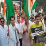 भाजपा की तिरंगा यात्रा