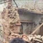 मकान गिरने से भाई-बहन की मौत