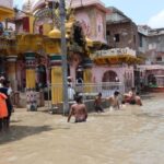 मथुरा में यमुना का जलस्तर