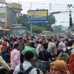 वृंदावन में पवित्रा एकादशी पर श्रद्धालुओं की भारी भीड़