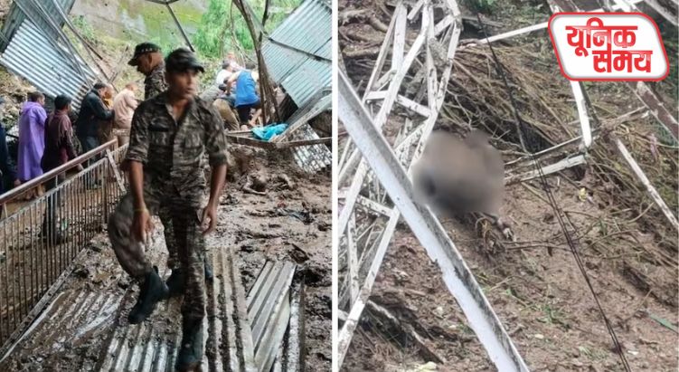 वैष्णो देवी यात्रा मार्ग पर भूस्खलन से भारी तबाही