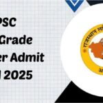 RPSC Admit Card