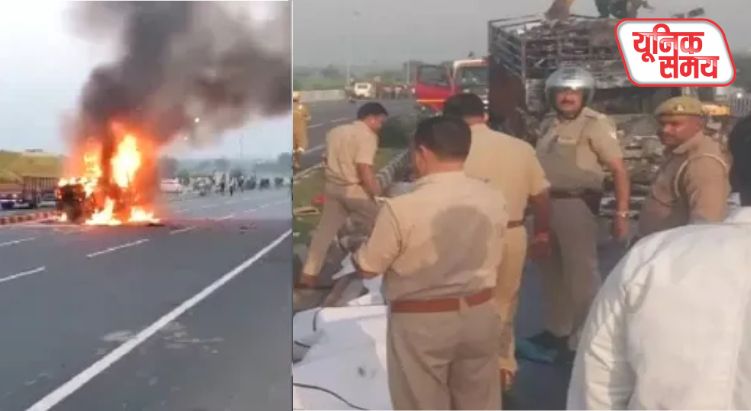 अलीगढ़ में भीषण सड़क हादसा