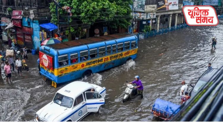 कोलकाता में मूसलाधार बारिश का कहर