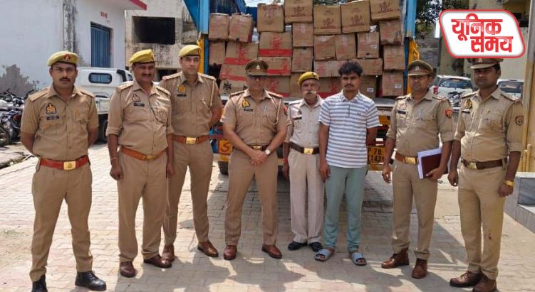कोसीकलां पुलिस ने अवैध शराब जब्त की