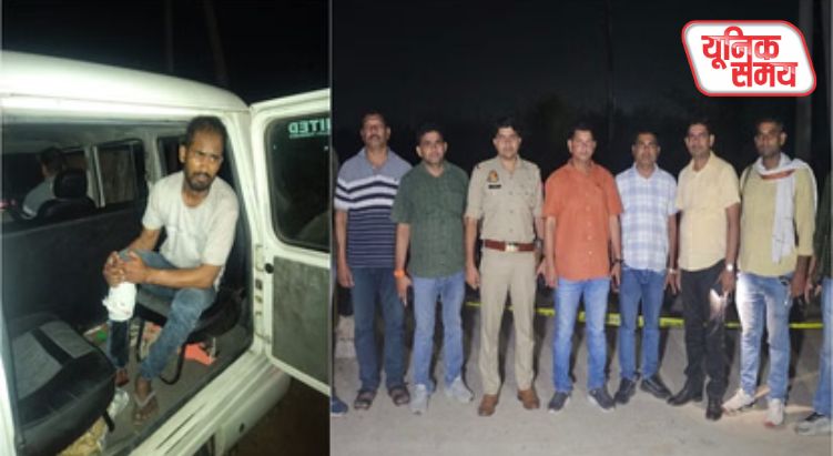 पुलिस मुठभेड़ में बदमाश गिरफ्तार