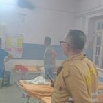 मथुरा के महिला अस्पताल में लगी आग