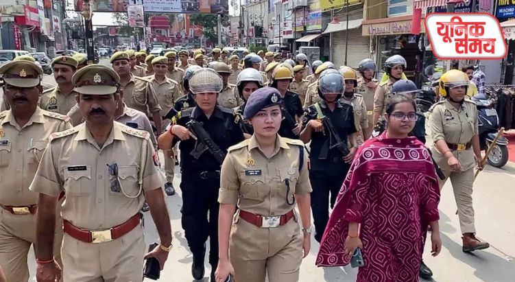 जुमे की नमाज़ को लेकर संवेदनशील इलाकों में भारी फोर्स तैनात