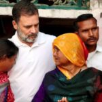 राहुल गांधी ने हरिओम वाल्मीकि के परिवार से की मुलाकात