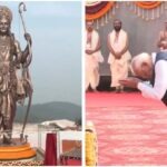 भगवान राम की 77 फीट ऊंची कांस्य प्रतिमा