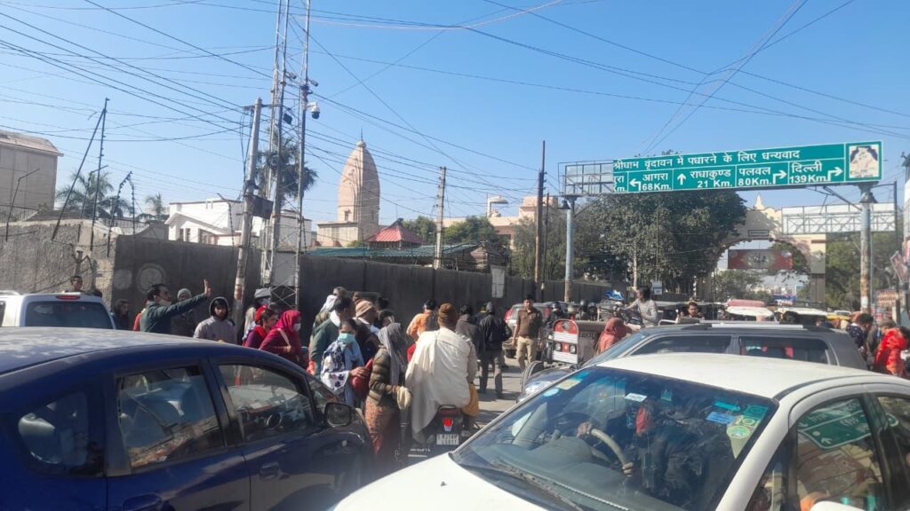 Vrindavan traffic advisory
