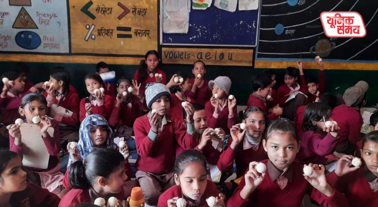 अक्षय पात्र ने वितरित किए पौष्टिक 'रामदाना लड्डू'