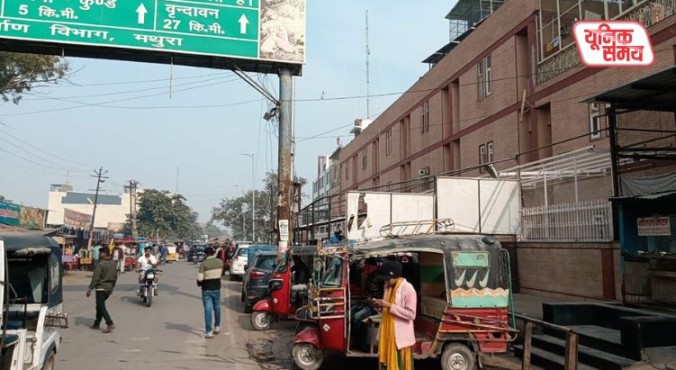 नववर्ष से पहले गोवर्धन में फिर से जाम की स्थिति