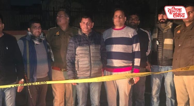 पुलिस की मुठभेड़ में पैर में लगी गोली