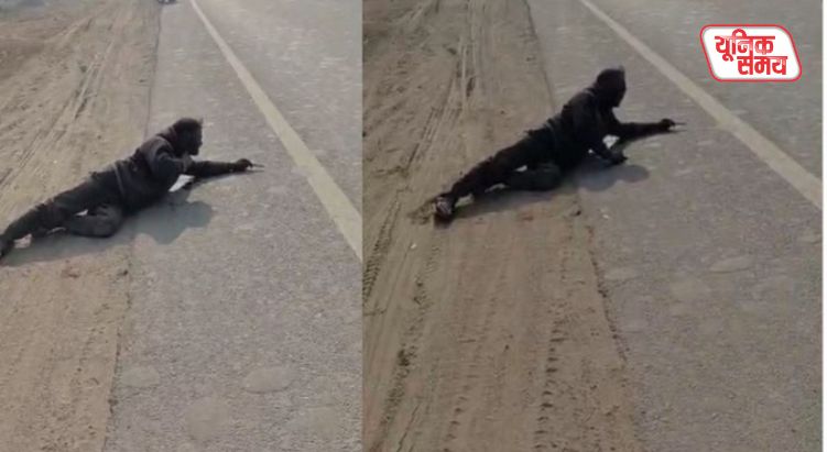 A horrific scene on the national highway