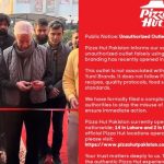 Defence Minister inaugurated a 'fake' Pizza Hut