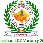 Rajasthan LDC Recruitment 2026