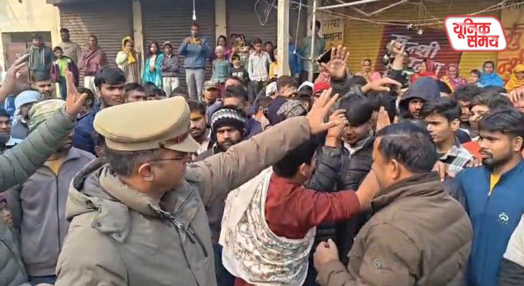 अजय नगर कॉलोनी में मचा बवाल