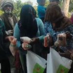 गोवर्धन में आंगनवाड़ी में बंटा सड़ा-गला पोषाहार