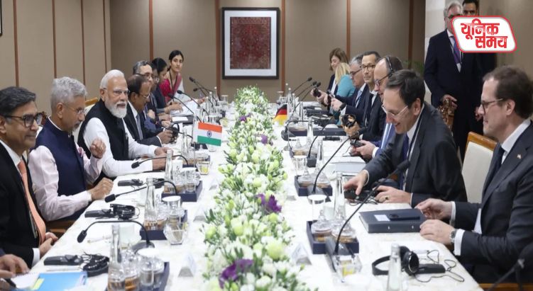 पीएम मोदी और चांसलर फ्रेडरिक मर्ज