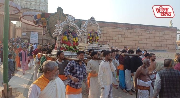 रंगनाथ मंदिर में भगवान का विवाहोत्सव