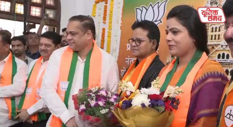 BJP's Ritu Tawade has filed her nomination for the post of Mumbai's new mayor