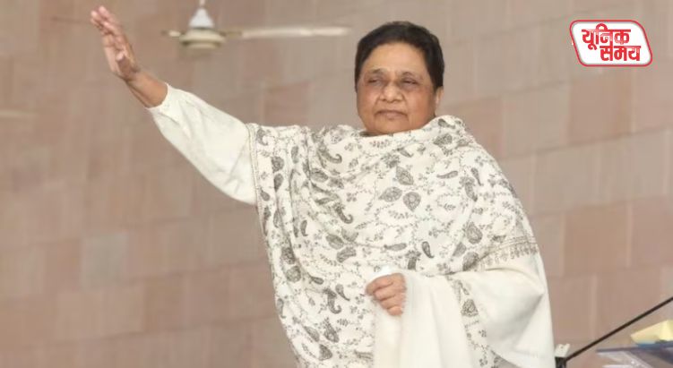 BSP chief Mayawati held a press conference in Lucknow