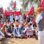 Farmers' tractor march in Mathura
