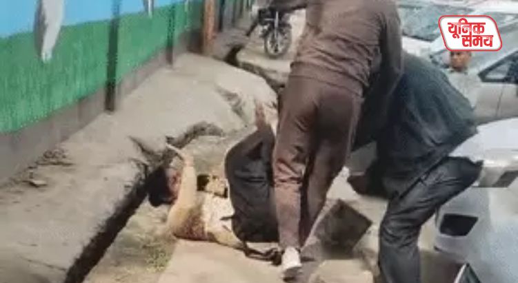 The husband launched a deadly attack on his wife in broad daylight