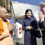 Uttar Pradesh Chief Minister Yogi Adityanath arrives in Japan