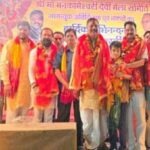 A grand event was held at the Mankameshwari Devi Temple