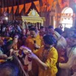 Dhirendra Shastri seeks refuge at the feet of Madan Mohan Ji