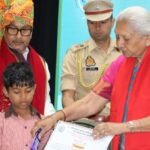 Governor Anandiben Patel at the convocation ceremony of the Veterinary University