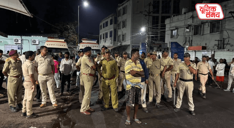 Massive Fire at SCB Hospital in Cuttack