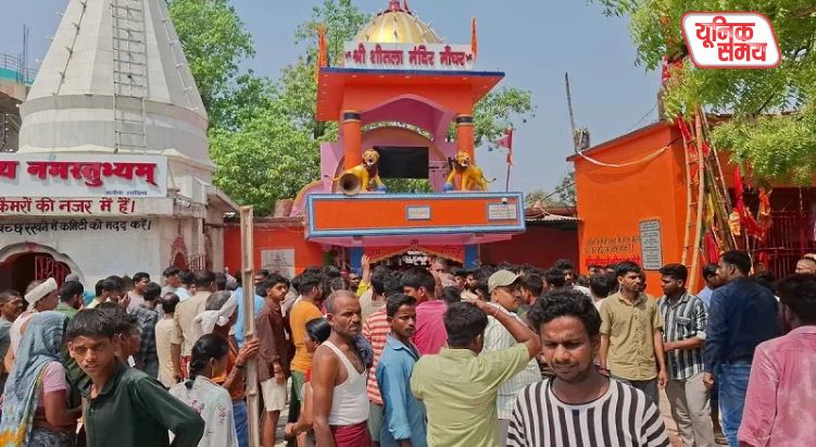 Massive Stampede Erupts at Sheetala Temple in Maghda