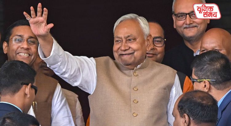 Nitish Kumar will file his nomination for the Rajya Sabha elections today