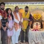 World Cup winner Rinku Singh bows down at the feet of Mother Baglamukhi