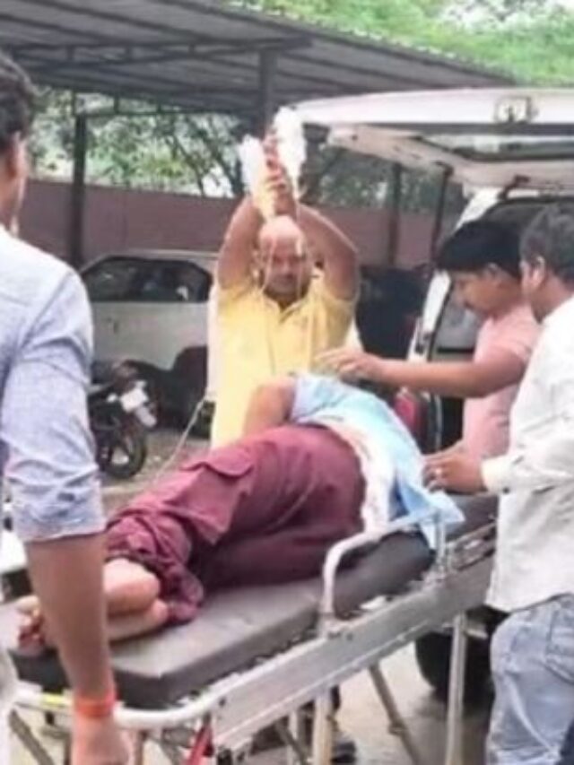 A young man was stabbed in a minor dispute over a car collision