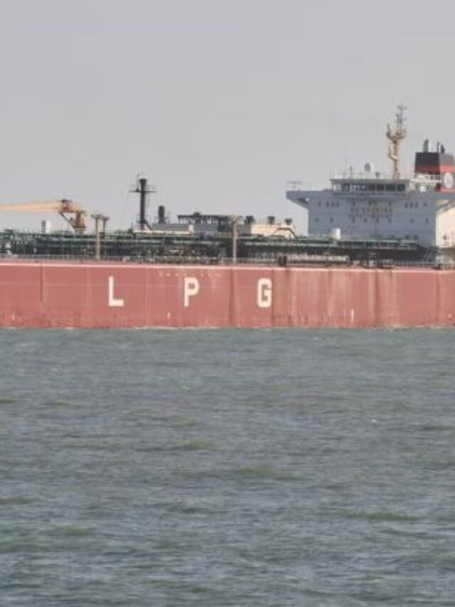 Indian ship 'Nanda Devi' arrives in Gujarat carrying 46,500 tons of LPG