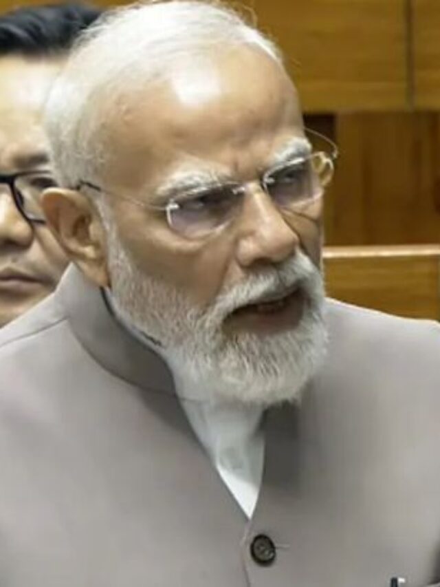 Prime Minister Narendra Modi addressed the Lok Sabha today