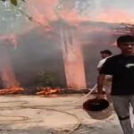 A young man set fire to the Balaji Temple in Pragovardhan