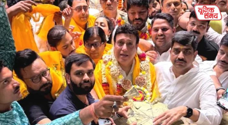 Actor Govinda seeks refuge at the feet of Thakur Banke Bihari on Mohini Ekadashi